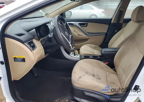 2012 Hyundai Elantra Gls from USA, damaged, VIN 5NPDH4AE9CH150837